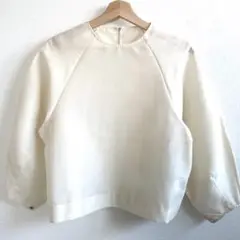 URBAN RESEARCH 長袖 オーガンジー ブラウス　バルーンスリーブ