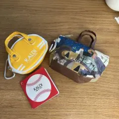 KALDI カルディ レトロスポーツバッグ 黄色