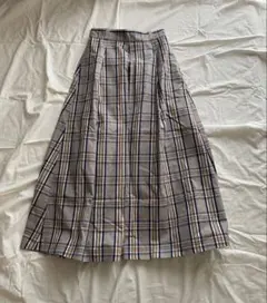 MACKINTOSH PHILOSOPHY チェック柄 ロングスカート