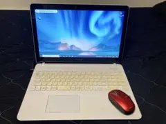 VAIO ノートパソコン ホワイト VJSSD256GB メモリ8GB初期化済み
