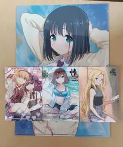咲-Saki- 怜-Toki- シノハユ 特典　クリアファイル　ブロマイド
