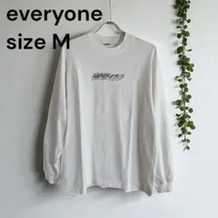 everyone LOGO BY VINCENT L/S TEE Mサイズのサムネイル