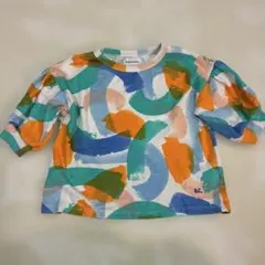 bobo chosesボボチョース　マルチカラー 抽象柄 パフスリーブTシャツのサムネイル