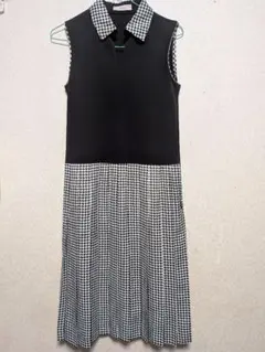 peyton place ノースリーブひざ丈ワンピース