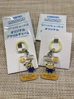 ミニオン キーホルダー アクリルチャーム 2個セット
