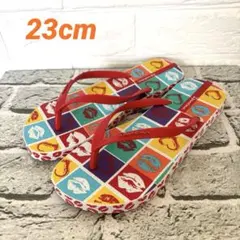 Ipanema❣️イパネマ❣️ビーチサンダル カラフルリップデザイン　23cmのサムネイル
