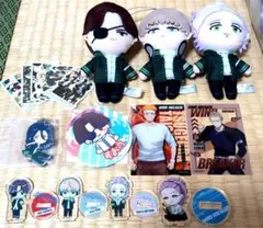 新品あり★ウィンブレぬいぐるみアクスタ缶バッジキーホルダーカードシールまとめ売り