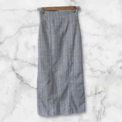 【GRL】ハイウエストツイードタイトスカート/S