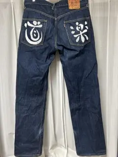 ☆【といくん様専用】EVISU ジーンズ ゴールド道楽刺繍【W28・ブルー 