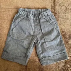 COMME CA ISM 100A グレーショートパンツ　入園