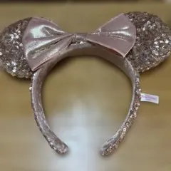 東京ディズニーリゾート ミニーマウス耳カチューシャ　スパンコール