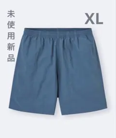 【未使用品】GU カラーアクティブショーツ　ブルーXLのサムネイル