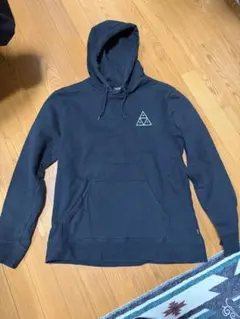 HUFロゴパーカー ブラック