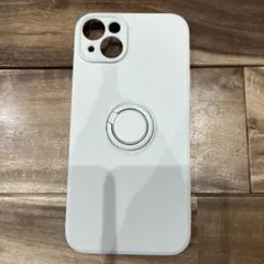 匿名配送❣️iPhone14 plusマグネットリング付きソフトケース ホワイト