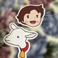 アルプス少女ハイジ　ハイジとユキちゃんお面セット