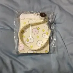 うさまる　リール付きパスケース