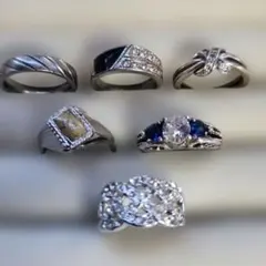 9〜12号 ビンテージリング 6点まとめ売り