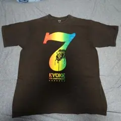 EVOKE 7周年記念 Tシャツ L 裏原 両面プリント レインボー 黒 EVOKE 7周年記念 Tシャツ L 裏原 両面プリント レインボー 黒 - メルカリ