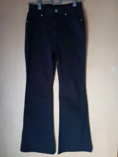 H＆M フレアデニムパンツ ブラック 36