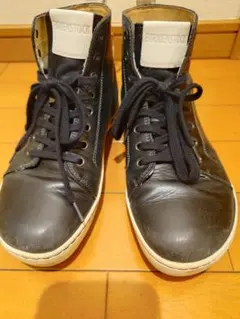 BIRKENSTOCK ハイカットスニーカー レザー ブラックのサムネイル