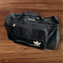【美品】【レア】【ビンテージ】adidas ボストンバッグ 黒
