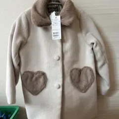 petit main ハートポケットコート 120cm