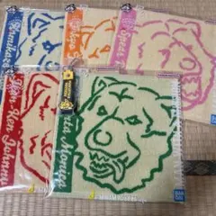 マンウィズ 一番くじ　J賞　ハンドタオル5種　K賞　ぽこっとちゃーむ1種