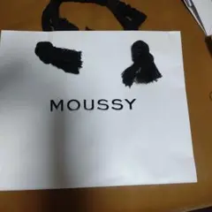 MOUSSY ロゴ入り ホワイトバッグのサムネイル