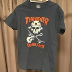 THRASHER スペードタグ 00s Tシャツ 黒 スケートロック S 古着