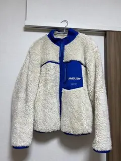 AMBUSH New Fleece Jacket アイボリー/ブルー