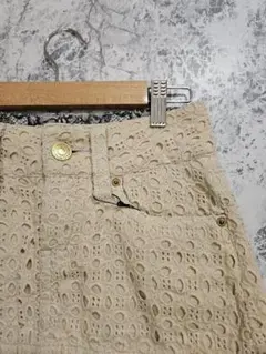 【新品未使用】rienda リエンダ レース ミニスカート ベージュ 24タグ付