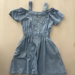 JENNI love オフショルダー ライトブルーワンピース 140