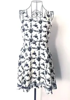 花柄ワンピース☆チュニック　アイボリー