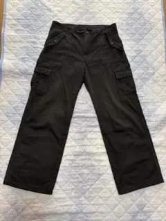 ユニクロ　カーゴパンツ　ウエスト67cm ブラック