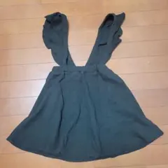 petit main 黒 フリルスカート