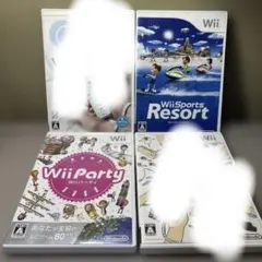 24時間以内発送　Wiiソフトまとめ売り　4本セット　スポーツ　パーティ