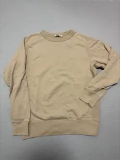 UNIQLO U スウェットシャツ　ベージュ　L スエット　ユニクロ