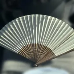 ZAQ 扇子 ホワイト 和装小物