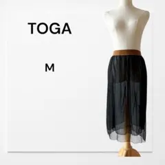 トーガ　M スカート レイヤード　チュール　モード　個性的