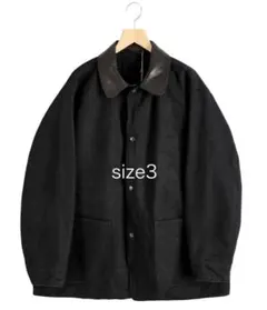 【新品・未使用】COMOLIデニムレザーワークジャケット サイズ3