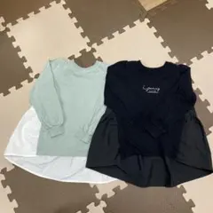 シーズンリーズン 長袖カットソー 2点セット まとめ売り　110 しまむら