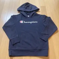 チャンピオン　ネイビー フード付きパーカー S (7/8)