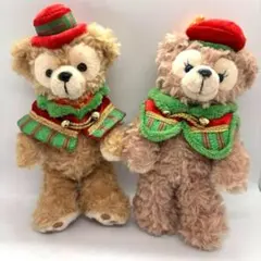 ダッフィー シェリーメイ 2015 クリスマス ぬいぐるみバッジ セット TDS