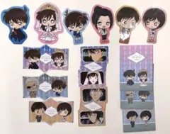 名探偵コナン SDダイカットステッカー 新一 蘭 コナン 佐藤 高木 上原