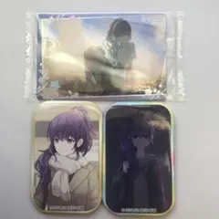 【プロセカ・朝比奈まふゆセット】ブロマイド1枚&缶バッジ2個