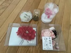 浴衣　着物　髪飾り　帯縄飾り　まとめ売り
