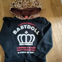 BABYDOLL パーカー 110サイズ レオパード柄