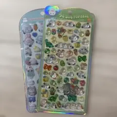 うるるちゅるポップシール•COTTONPUFFY　シマエナガ2種セット