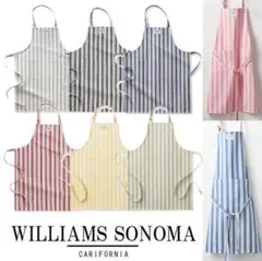 【新品・未開封】WILLIAMS SONOMA エプロン ストライプ柄のサムネイル