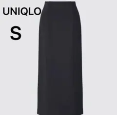 UNIQLO ダブルフェイス　ナロースカート＋　Sサイズ　ブラック